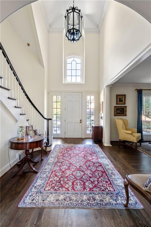 3460 Paces Valley Road Northwest Atlanta, GA 30327 - Photo 6 of 45 a living room with furniture rug and a window