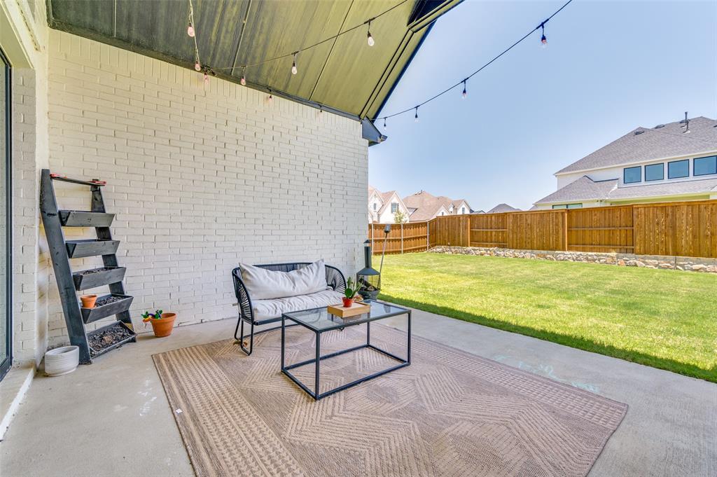 660 Neale Street Prosper, TX 75078 - Photo 31 of 40 a view of swimming pool with seating area and furniture