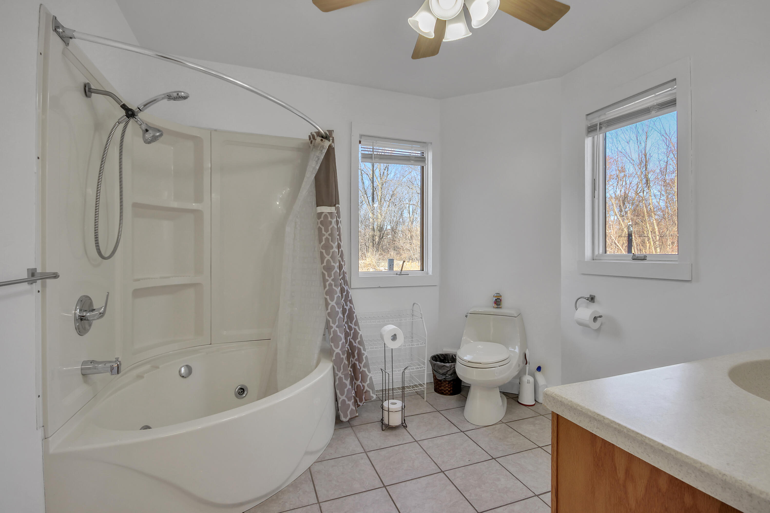 2321 Burr Street Gary, IN 46406 - Photo 11 of 29 a bathroom with a sink a toilet and shower
