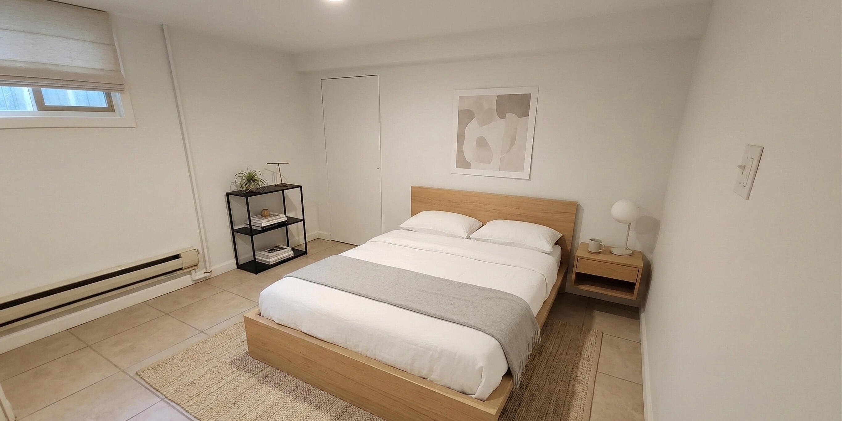 2321 Burr Street Gary, IN 46406 - Photo 19 of 29 a bedroom with a bed and a painting on the wall