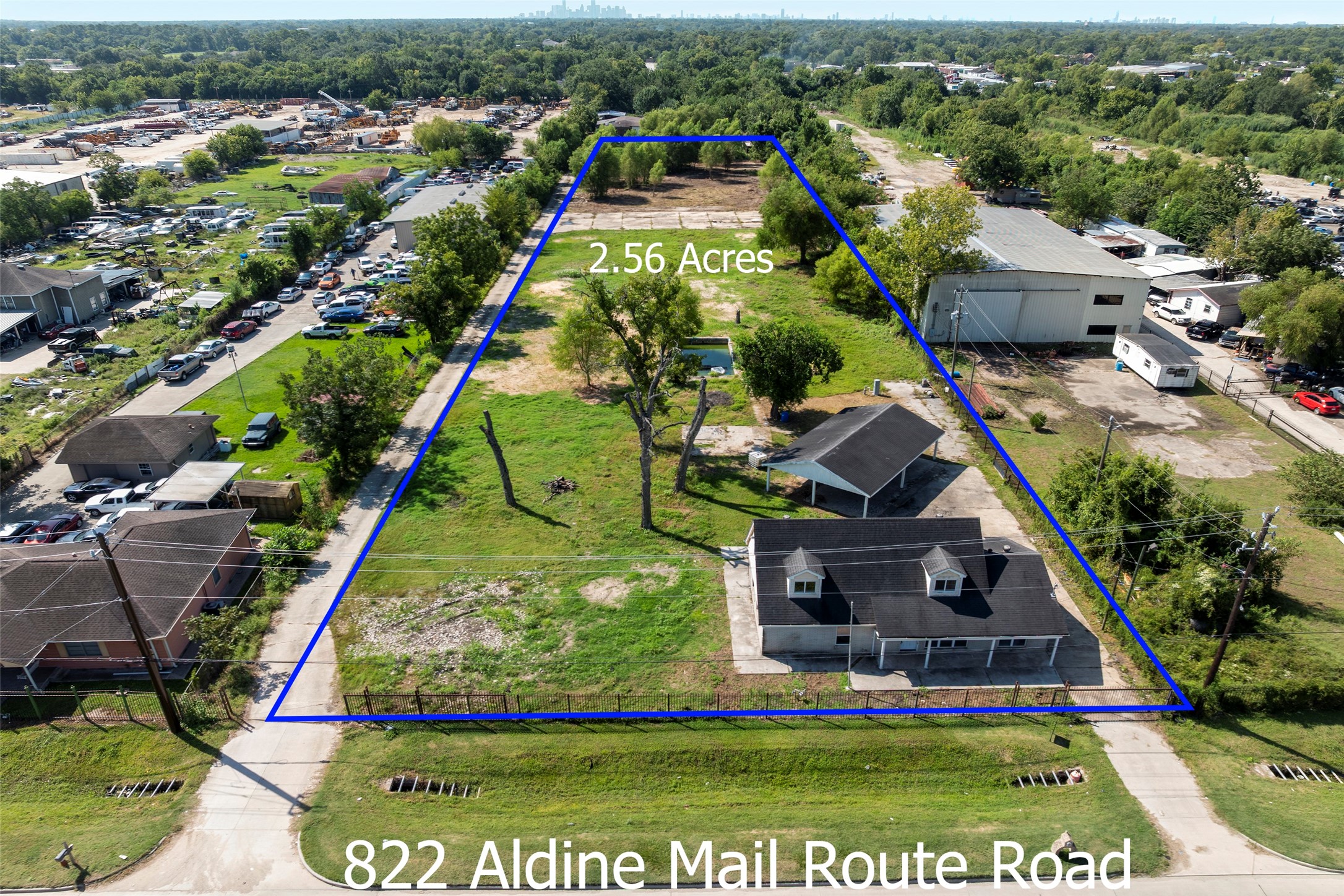 822 Aldine Mail Rte Road Houston, TX 77037 - Photo 1 of 44 an aerial view of residential houses with outdoor space