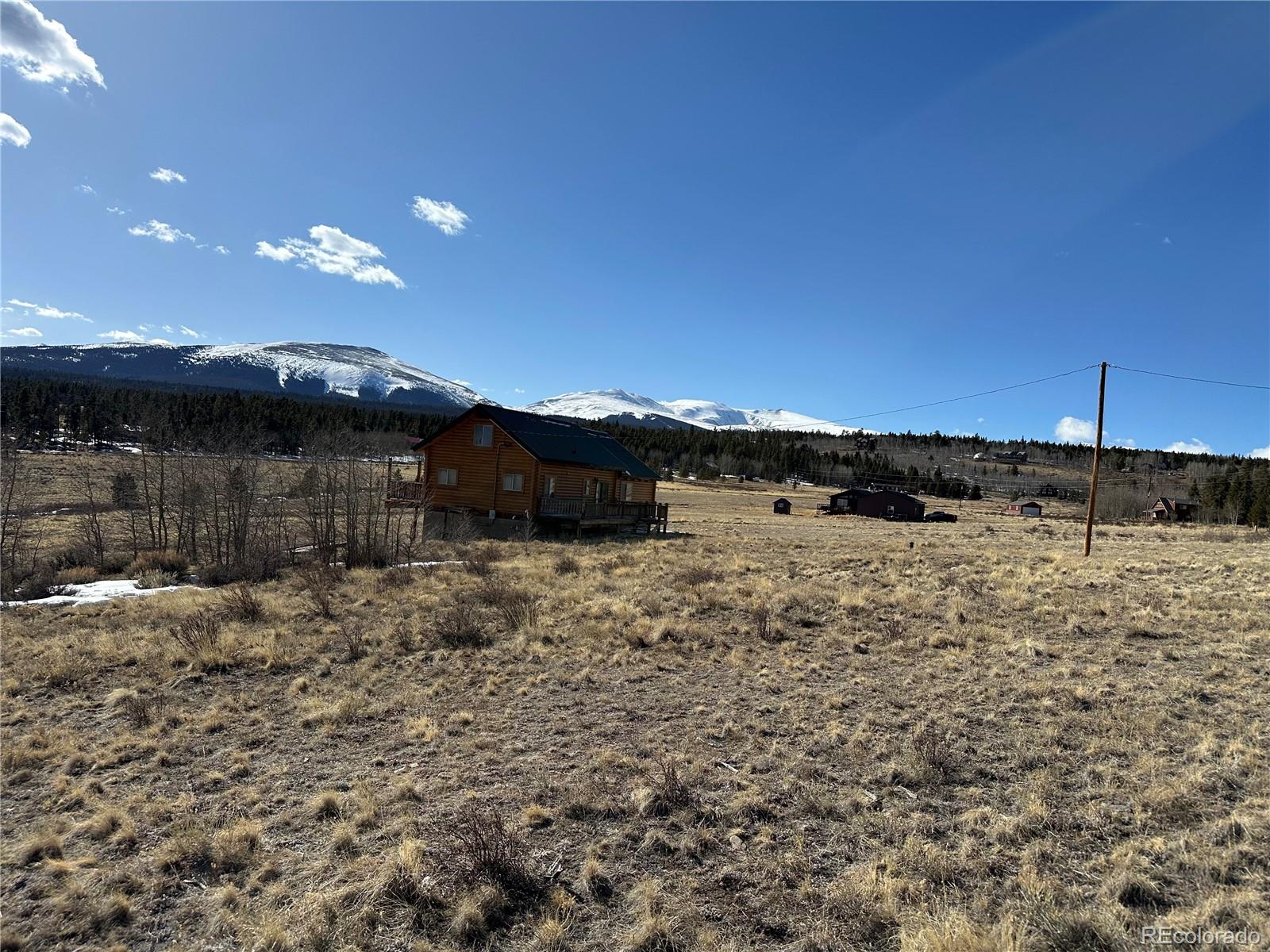 Foxtail Court Fairplay, CO 80440 - Photo 20 of 29 a view of a dry yard with wooden fence