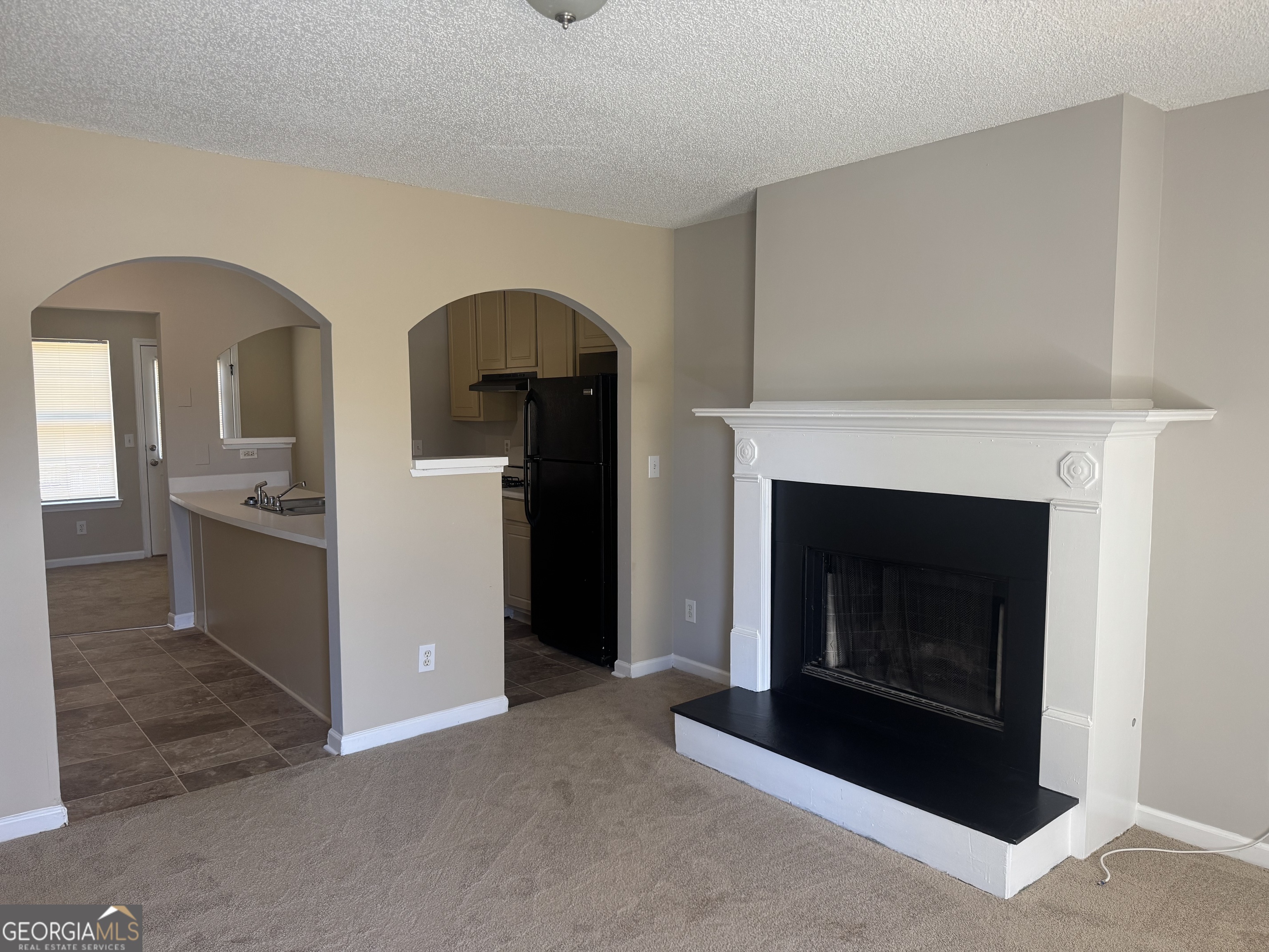 116 Pointe Court Griffin, GA 30224 - Photo 3 of 17 a living room with furniture and a fireplace