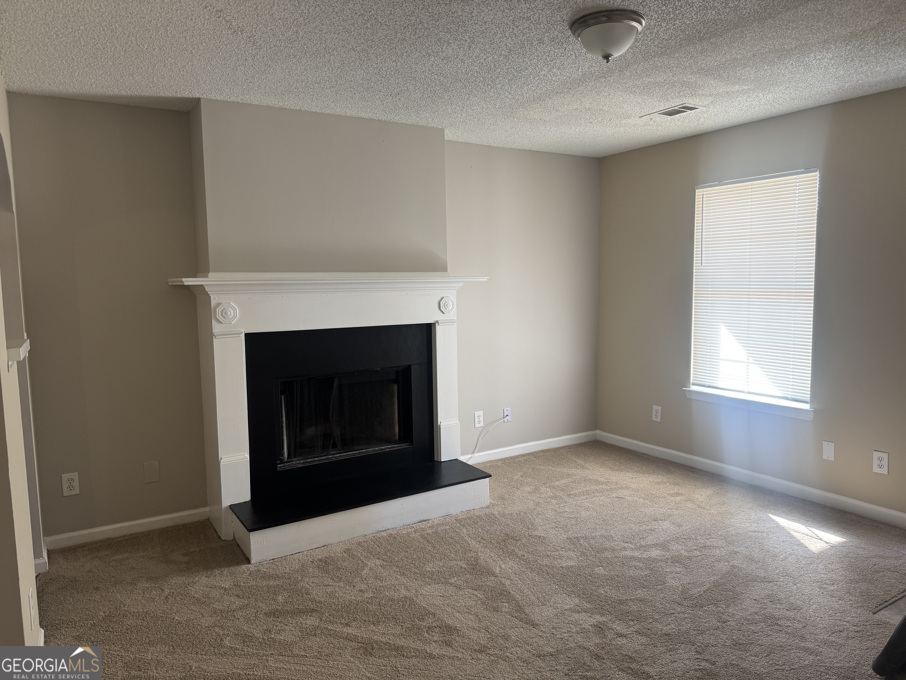 116 Pointe Court Griffin, GA 30224 - Photo 4 of 17 an empty room with a fireplace and window
