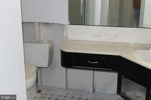 a close view of utility room