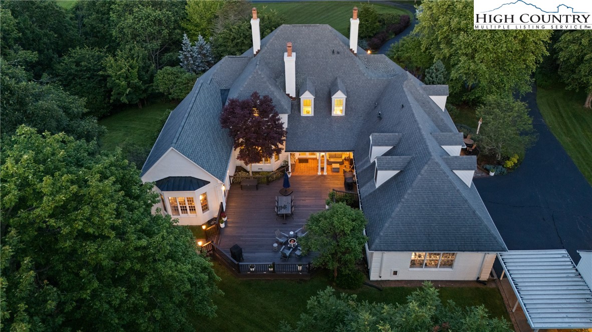 1920 Deck Hill Road Blowing Rock, NC 28605 - Photo 19 of 50 an aerial view of a house