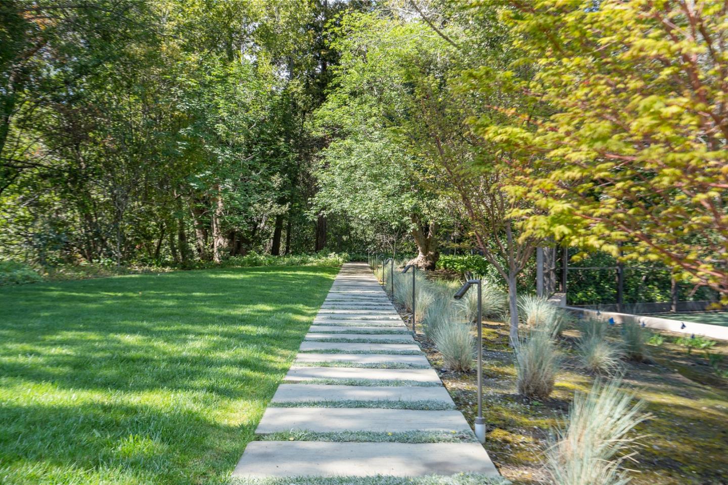190 Bridge Road Hillsborough, CA 94010 - Photo 14 of 14 a walkway with trees in front of it