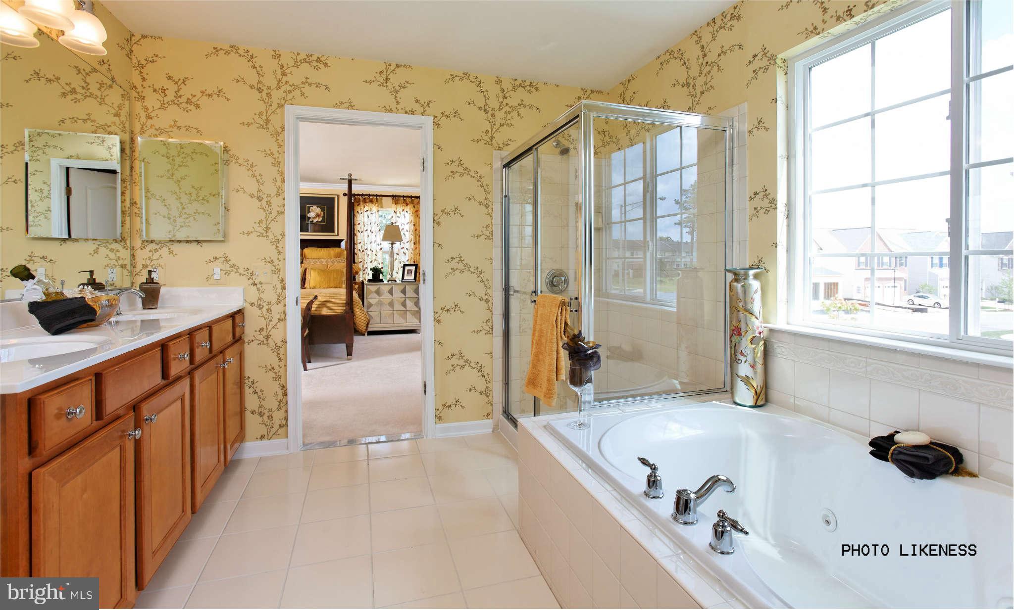 903 McCune Road Baltimore, MD 21220 - Photo 3 of 8 a spacious bathroom with a tub a double vanity sink and a mirror