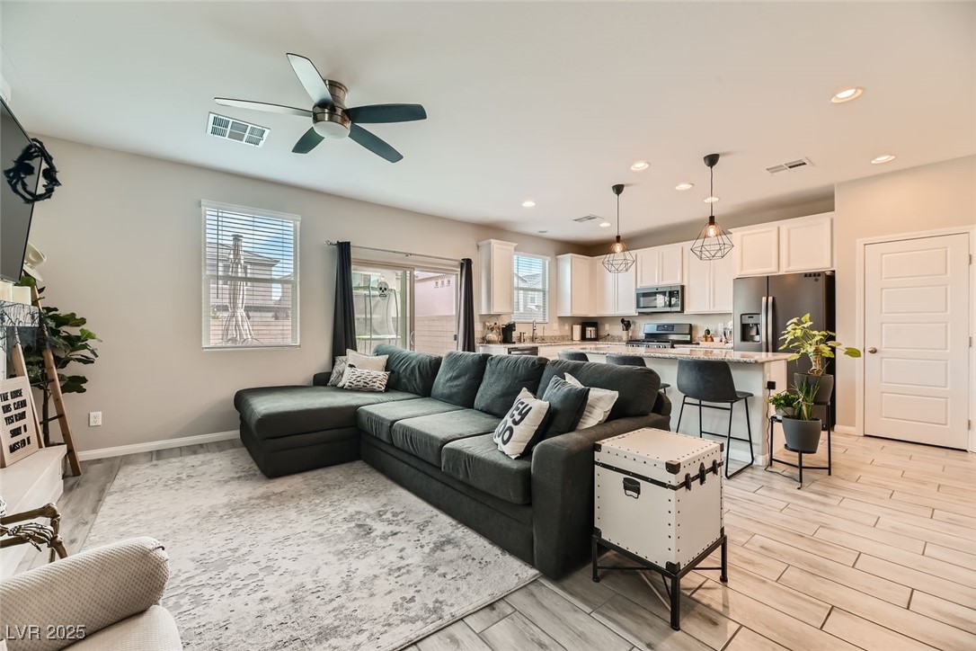 10558 El Camino Road Las Vegas, NV 89141 - Photo 3 of 11 Open Living Room/Kitchen