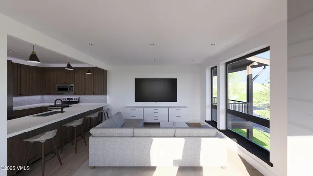 a bathroom with a sink shower and a mirror