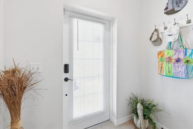 a view of a entryway