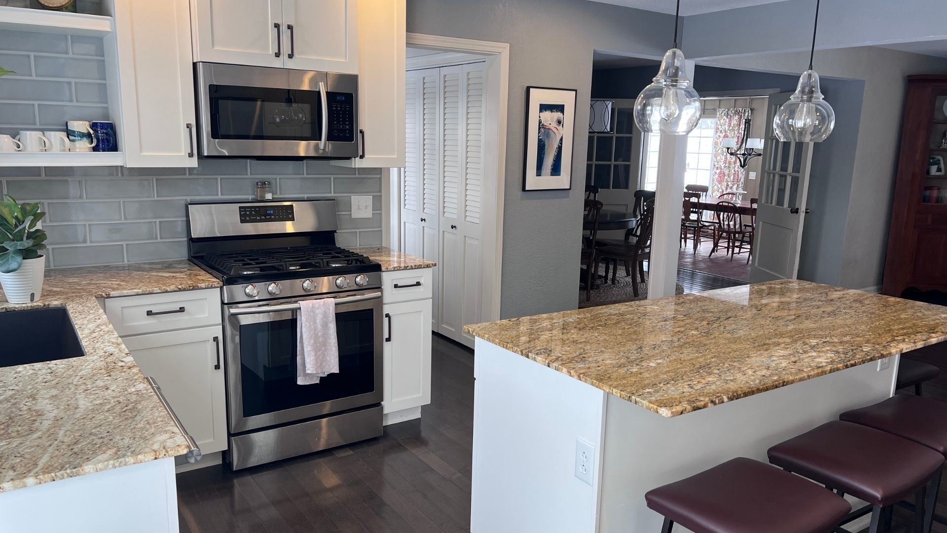 101 West Mill Road Sheffield, IL 61361 - Photo 7 of 26 a kitchen with stainless steel appliances granite countertop a sink stove and refrigerator