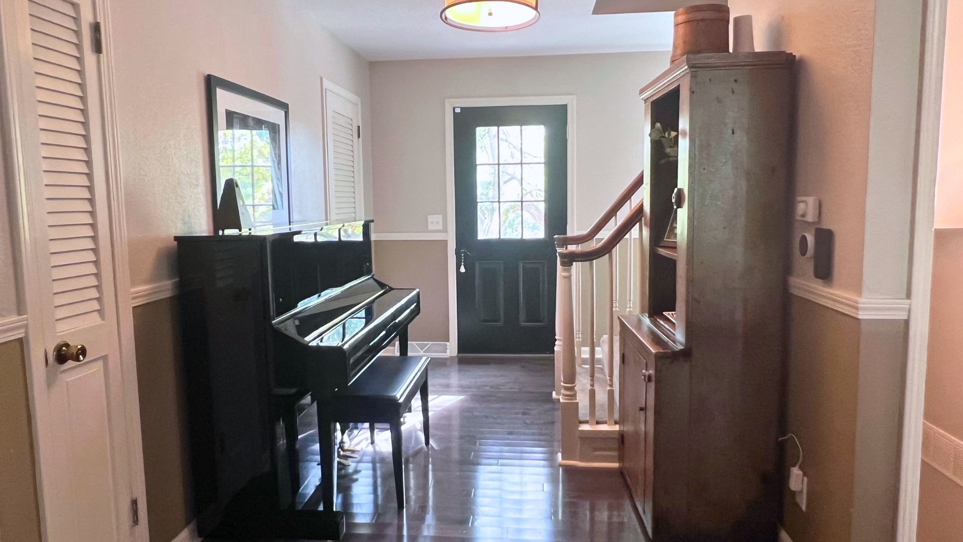 101 West Mill Road Sheffield, IL 61361 - Photo 8 of 26 a view of entryway and hall with wooden floor