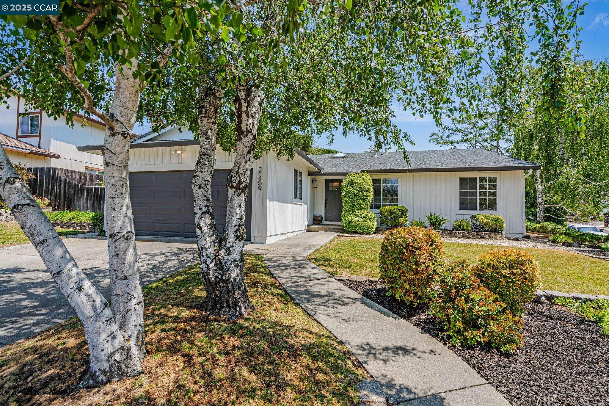 2259 Redwood Road Hercules, CA 94547 - Photo 1 of 1 a front view of a house with garden