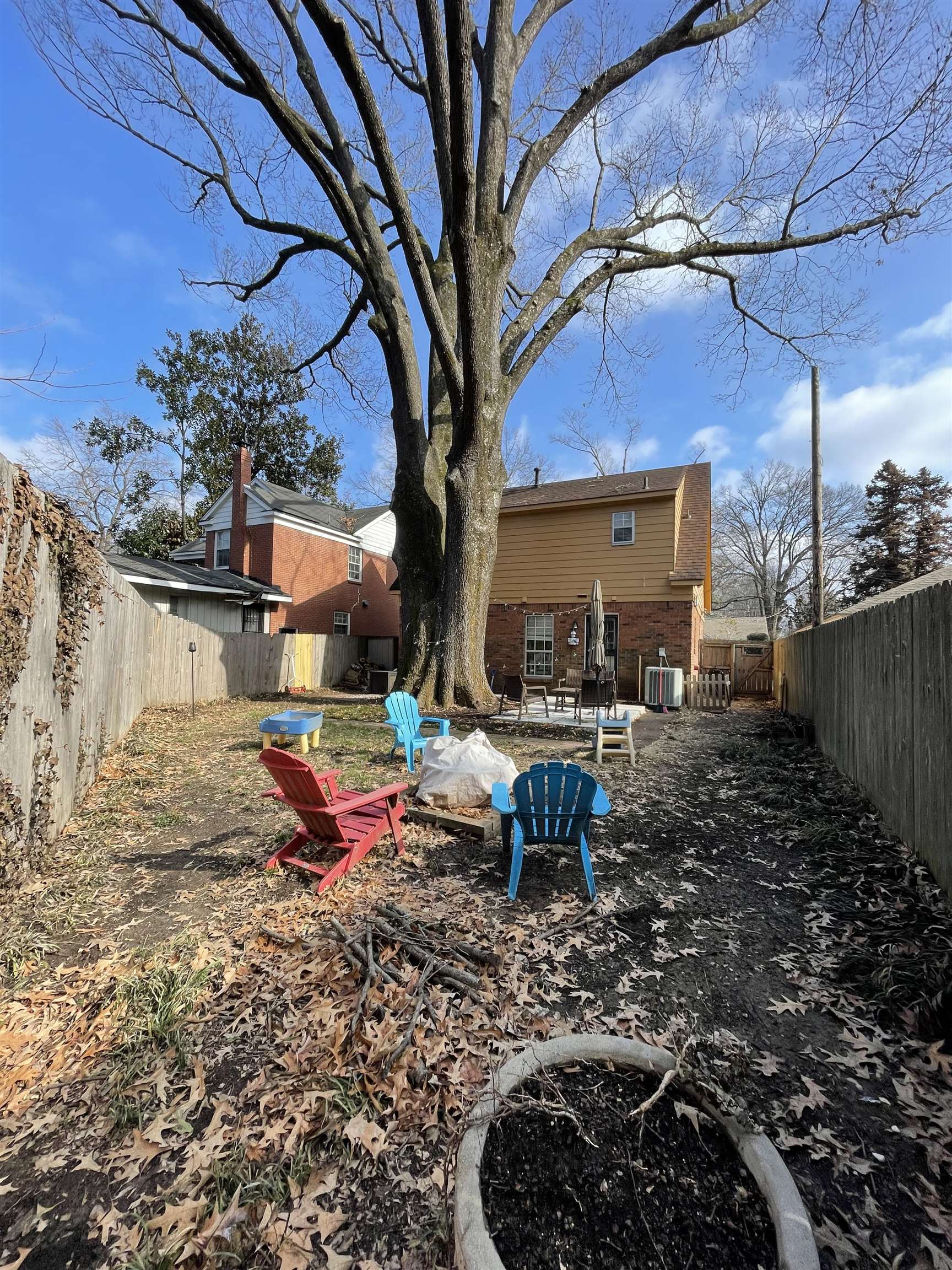 363 South Fenwick Road Memphis, TN 38111 - Photo 19 of 19 a backyard of a house with outdoor seating