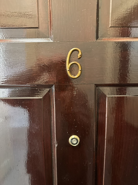 a close view of door shower