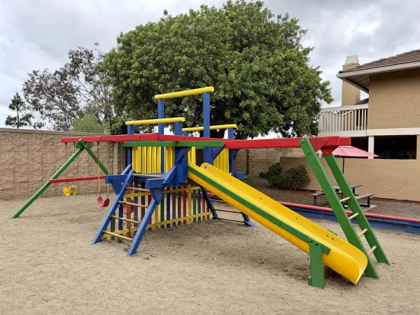 a view of outdoor space with seating