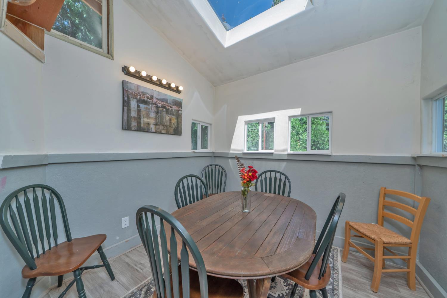1334 School Road Kyburz, CA 95720 - Photo 3 of 36 a view of a dining room with furniture