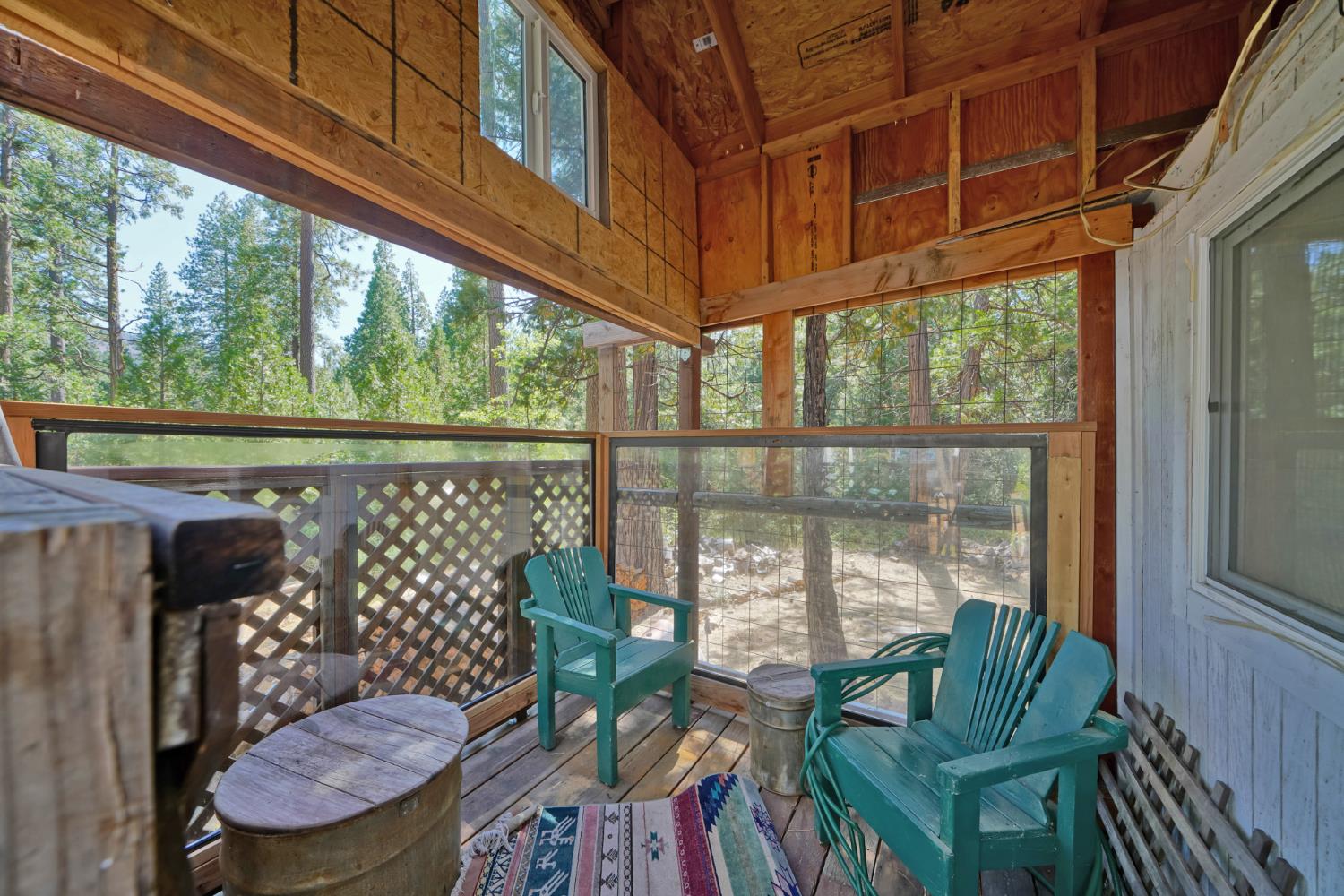 1334 School Road Kyburz, CA 95720 - Photo 34 of 36 a view of a chairs and table in the balcony