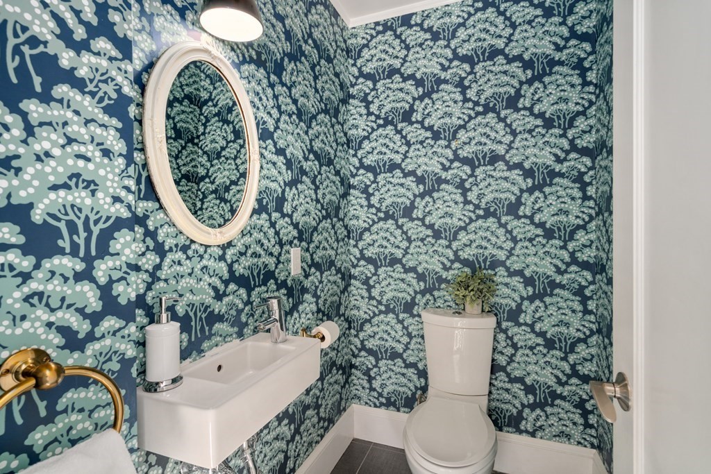 84 Moffat Road Newton, MA 02468 - Photo 20 of 39 a bathroom with a toilet and a sink