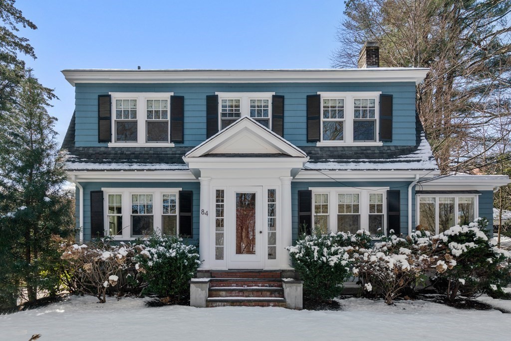 84 Moffat Road Newton, MA 02468 - Photo 2 of 39 front view of a house