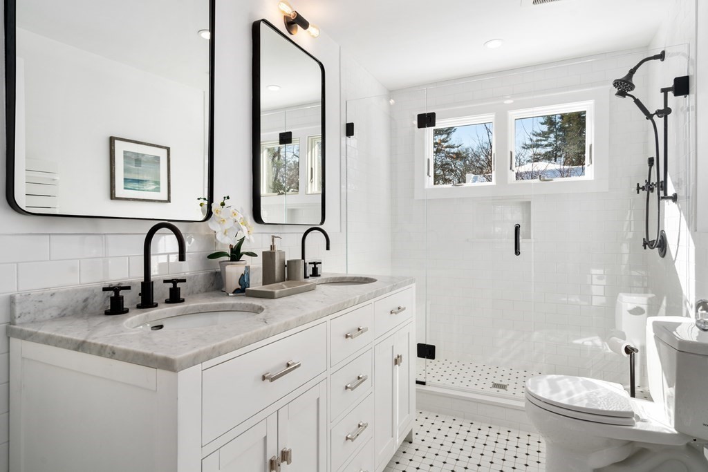 84 Moffat Road Newton, MA 02468 - Photo 24 of 39 a bathroom with a sink and a toilet