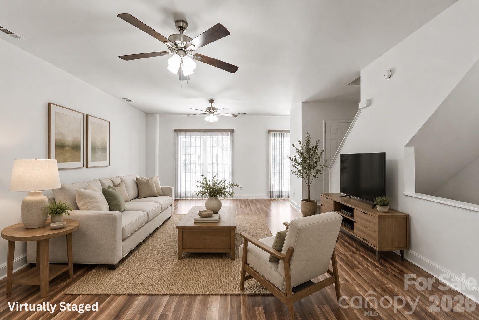 1707 Kashmir White Lane Fort Mill, SC 29708 - Photo 13 of 33 a living room with furniture and a flat screen tv