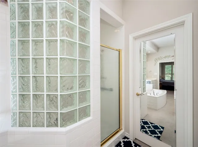 a view of a bathroom