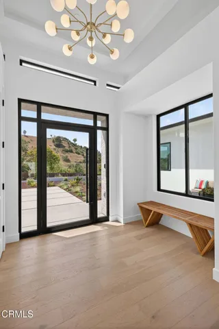 a front view of a house with a garage