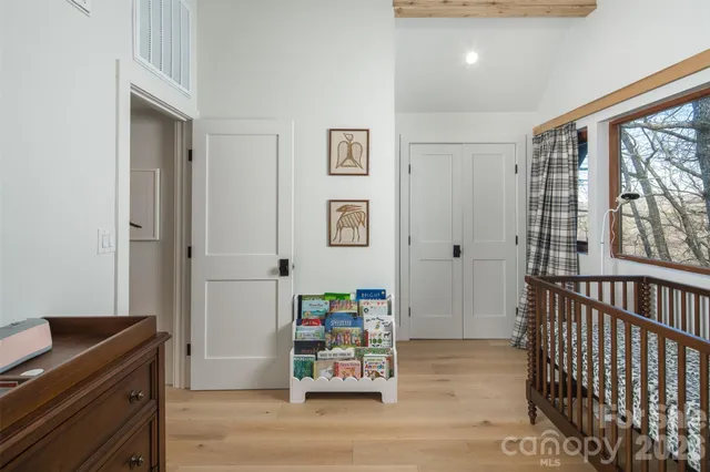 a room with furniture and window