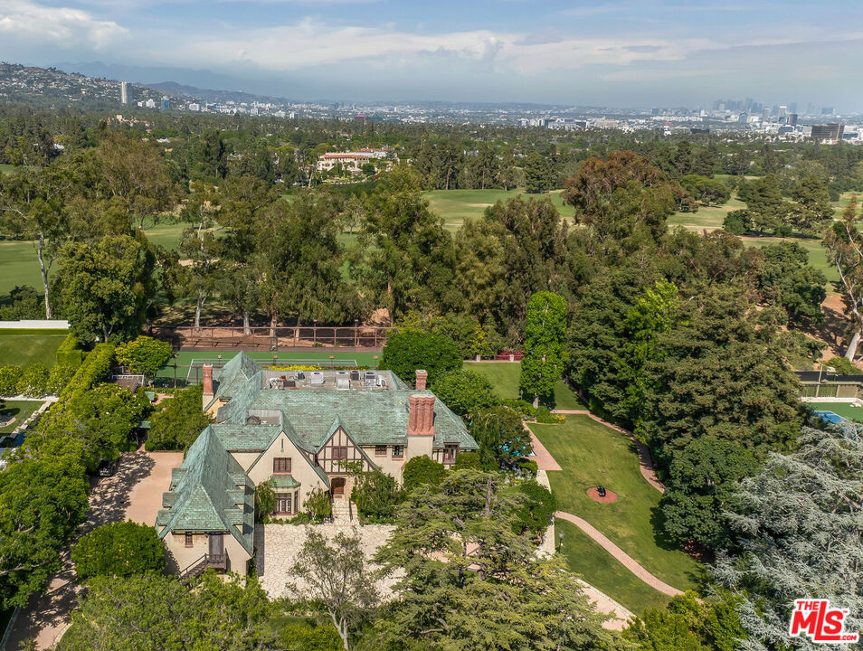 570 South Mapleton Drive Los Angeles, CA 90024 - Photo 23 of 23 an aerial view of residential house with outdoor space