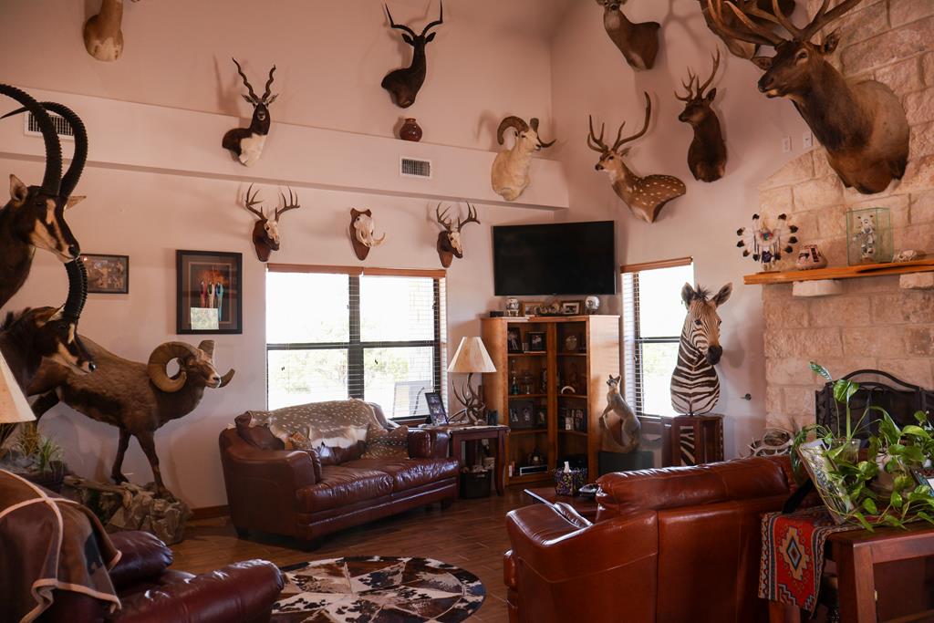 2970 Rr 2523 Del Rio, TX 78840 - Photo 10 of 28 a living room with furniture and a flat screen tv