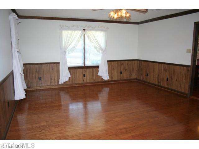 1624 Buckhorn Road Mebane, NC 27302 - Photo 4 of 15 Living Room. Spacious Living Rm w/Beautiful Hardwoods