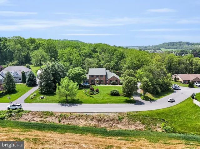 a view of a lake with a outdoor space