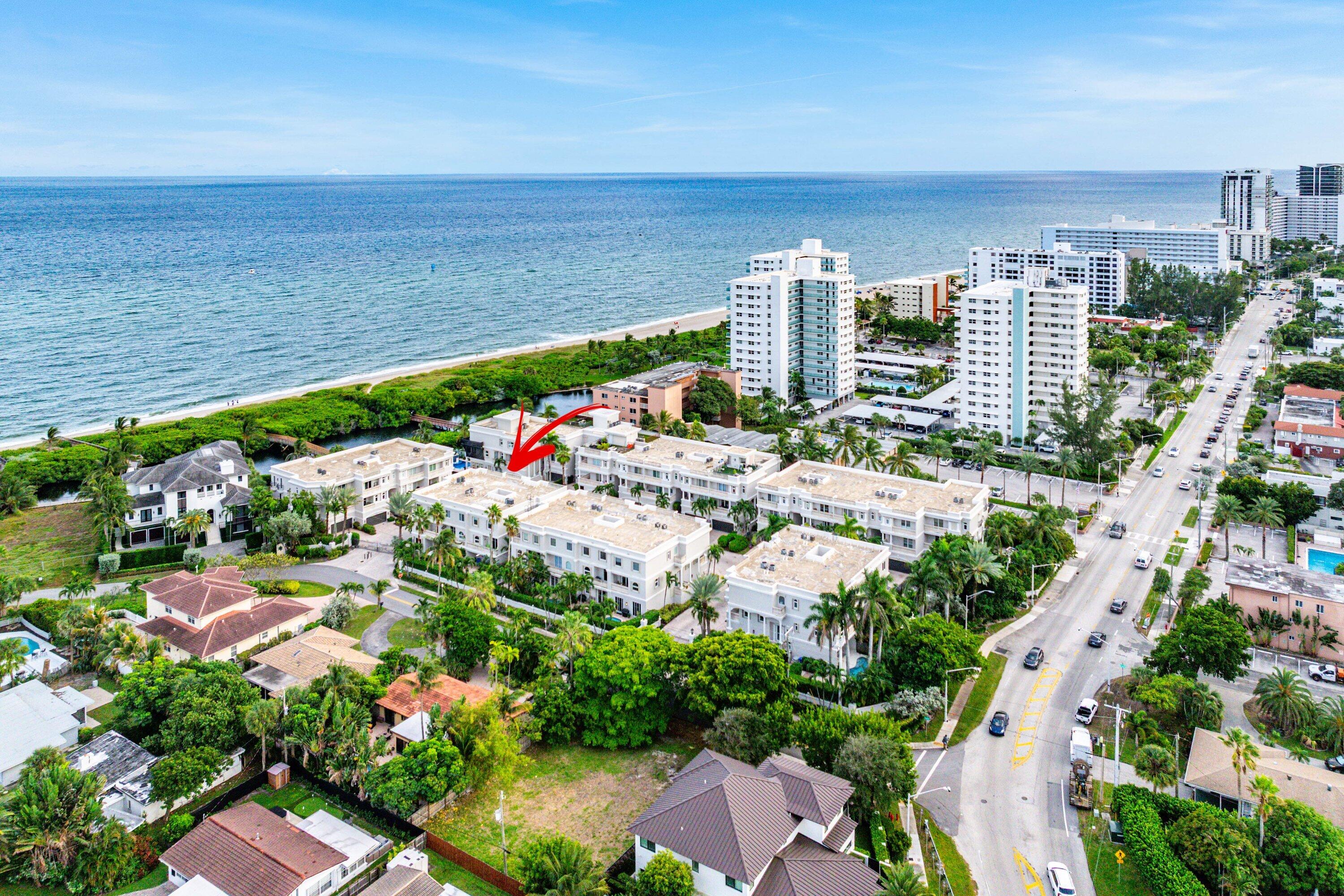 1792 Bay Drive, Unit 27 Pompano Beach, FL 33062 - Photo 46 of 51 a view of lake with city