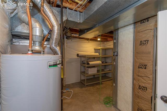 756 Ridgebury Place Fountain, CO 80817 - Photo 28 of 30 Large Storage room in Basement, including storage under the stairs.