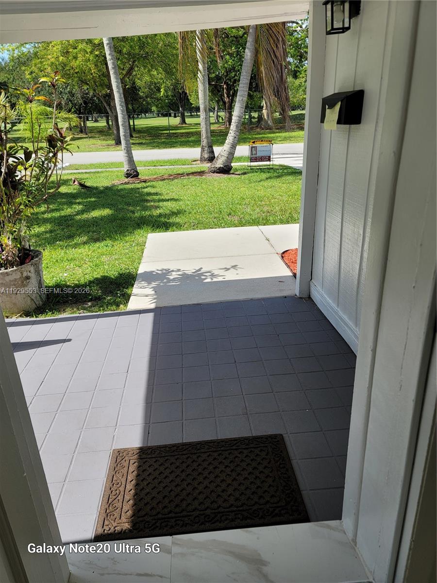 2149 Northeast 179th Street North Miami Beach, FL 33162 - Photo 4 of 15 VIEW FROM THE FRONT DOOR.