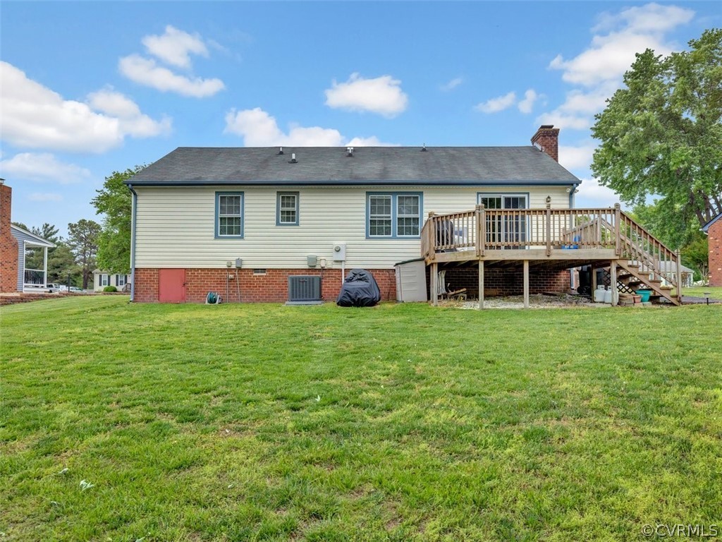 7713 Drexelbrook Road Chesterfield, VA 23832 - Photo 22 of 22 a front view of house with yard and seating area