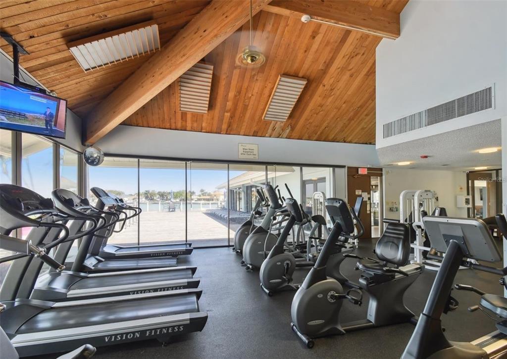 9425 Blind Pass Road, Unit 1006 St. Pete Beach, FL 33706 - Photo 36 of 45 a view of a room with gym equipment