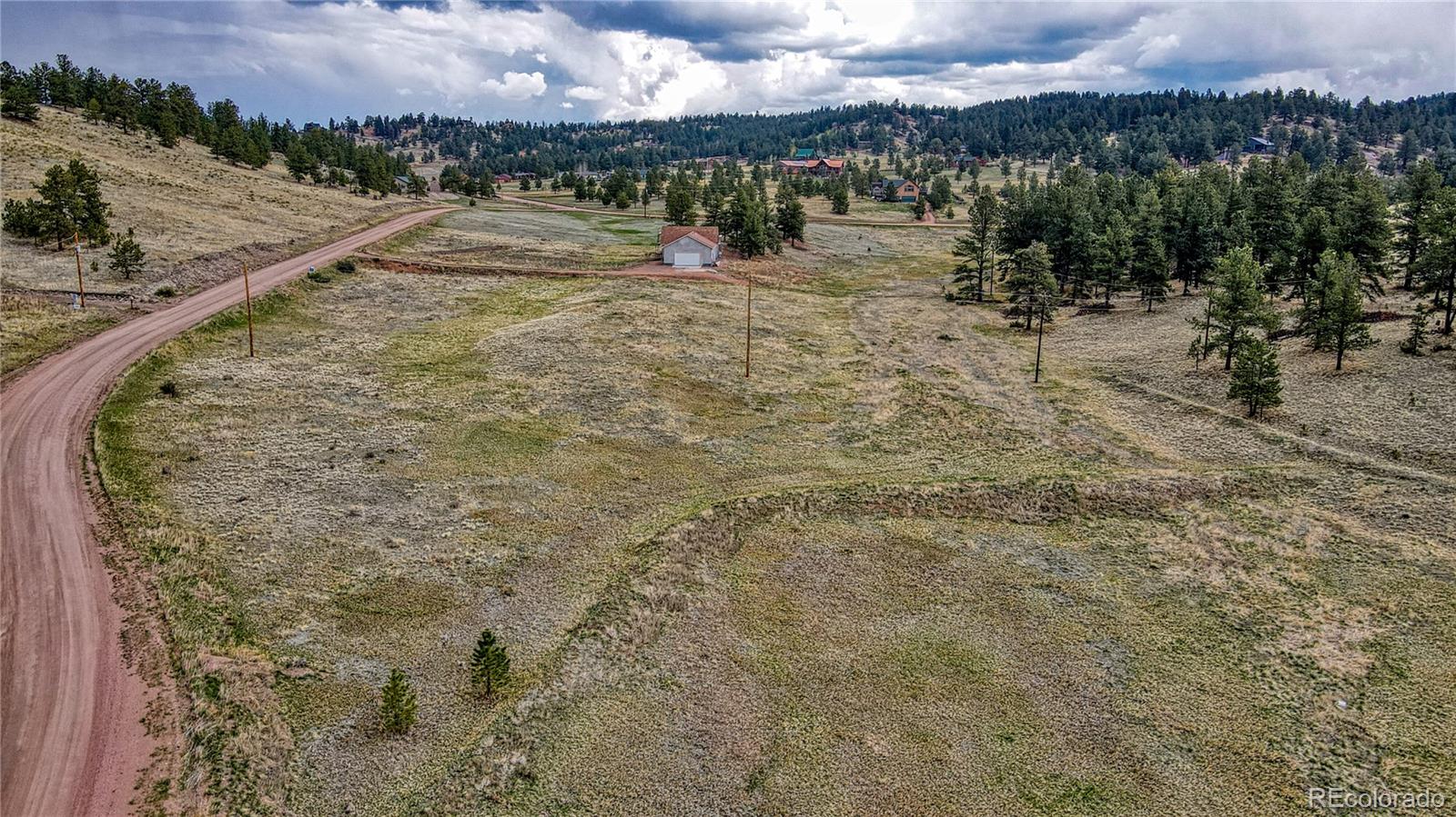 188 High Pasture Road Florissant, CO 80816 - Photo 16 of 18 a view of a lake with a mountain in the background