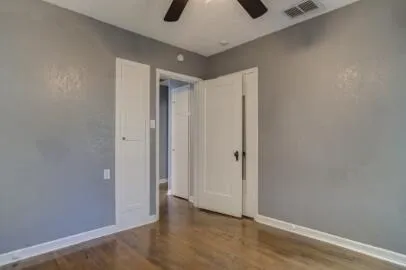 a view of an empty room