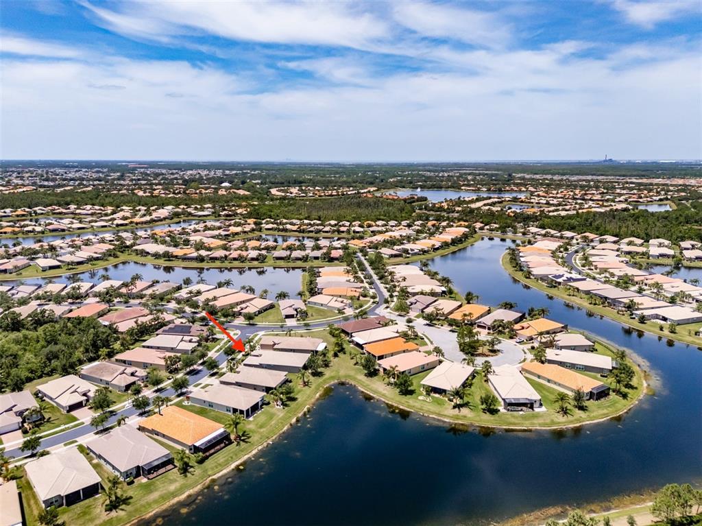 16106 Cedar Key Drive Wimauma, FL 33598 - Photo 46 of 83 an aerial view of a city