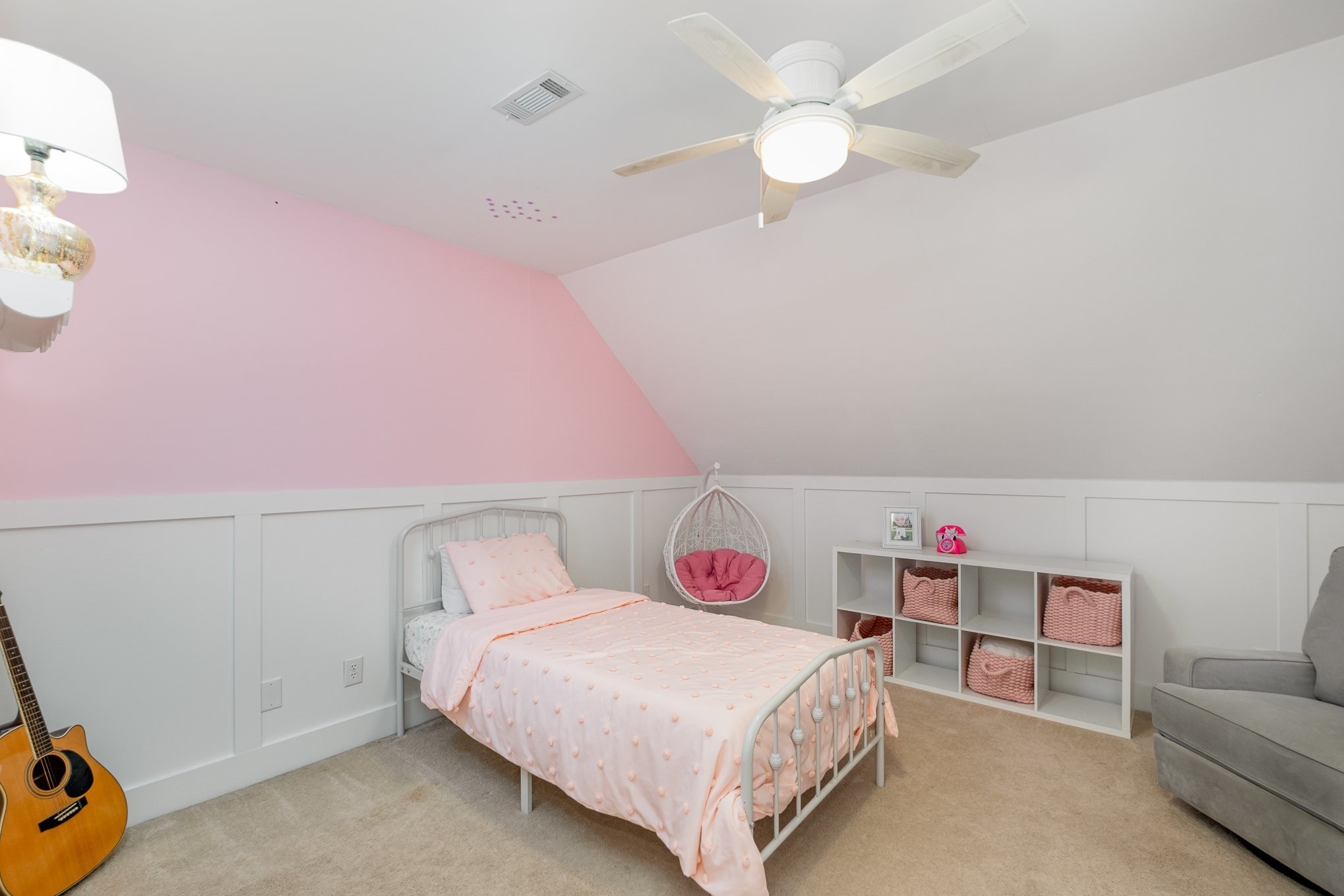 1604 Becca Lane Columbia, TN 38401 - Photo 20 of 54 a bedroom with a bed and a chandelier