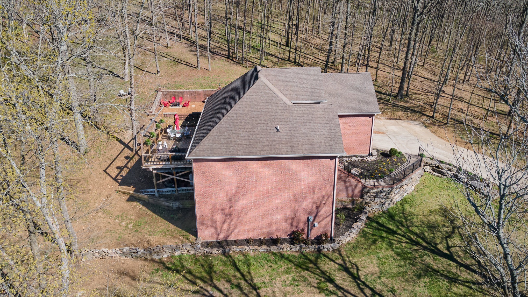 1604 Becca Lane Columbia, TN 38401 - Photo 29 of 54 an aerial view of a house with a yard