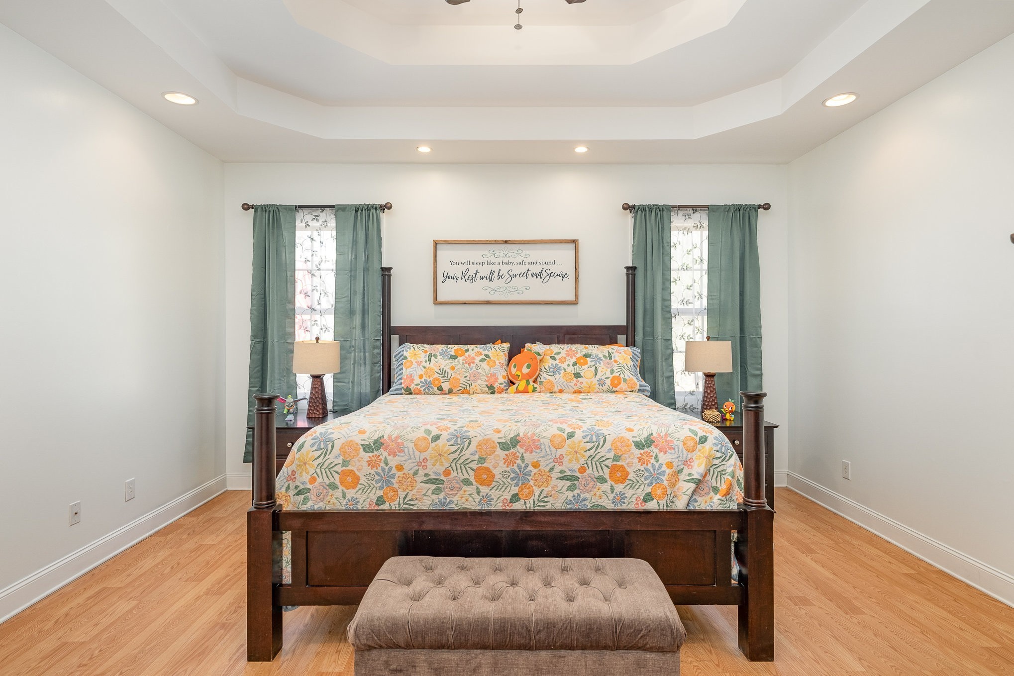 1604 Becca Lane Columbia, TN 38401 - Photo 38 of 54 a bed sitting in a bedroom next to a window