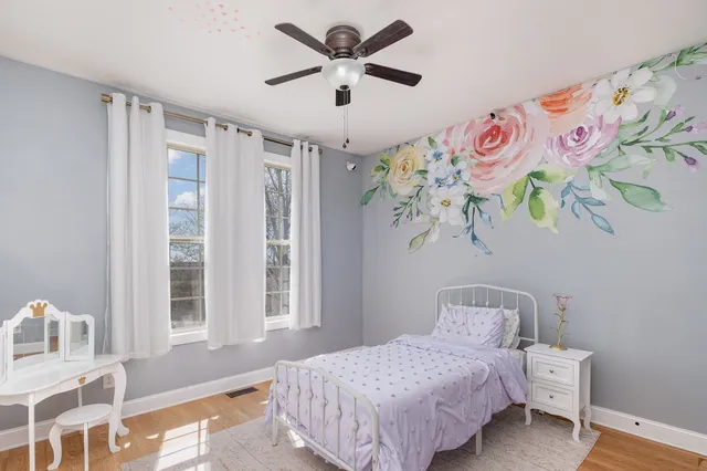 an outdoor space with seating area