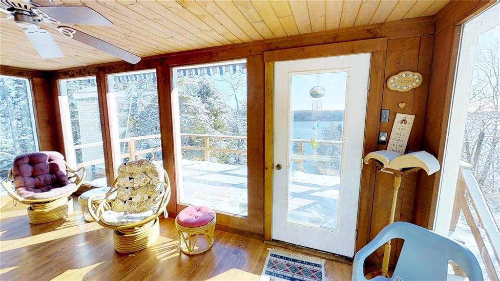 21 Log Cabin Road Westport Island, ME 04578 - Photo 17 of 33 Spacious sunroom. From here, a...