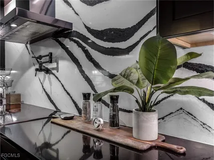 a view of an outdoor sitting area with golf course