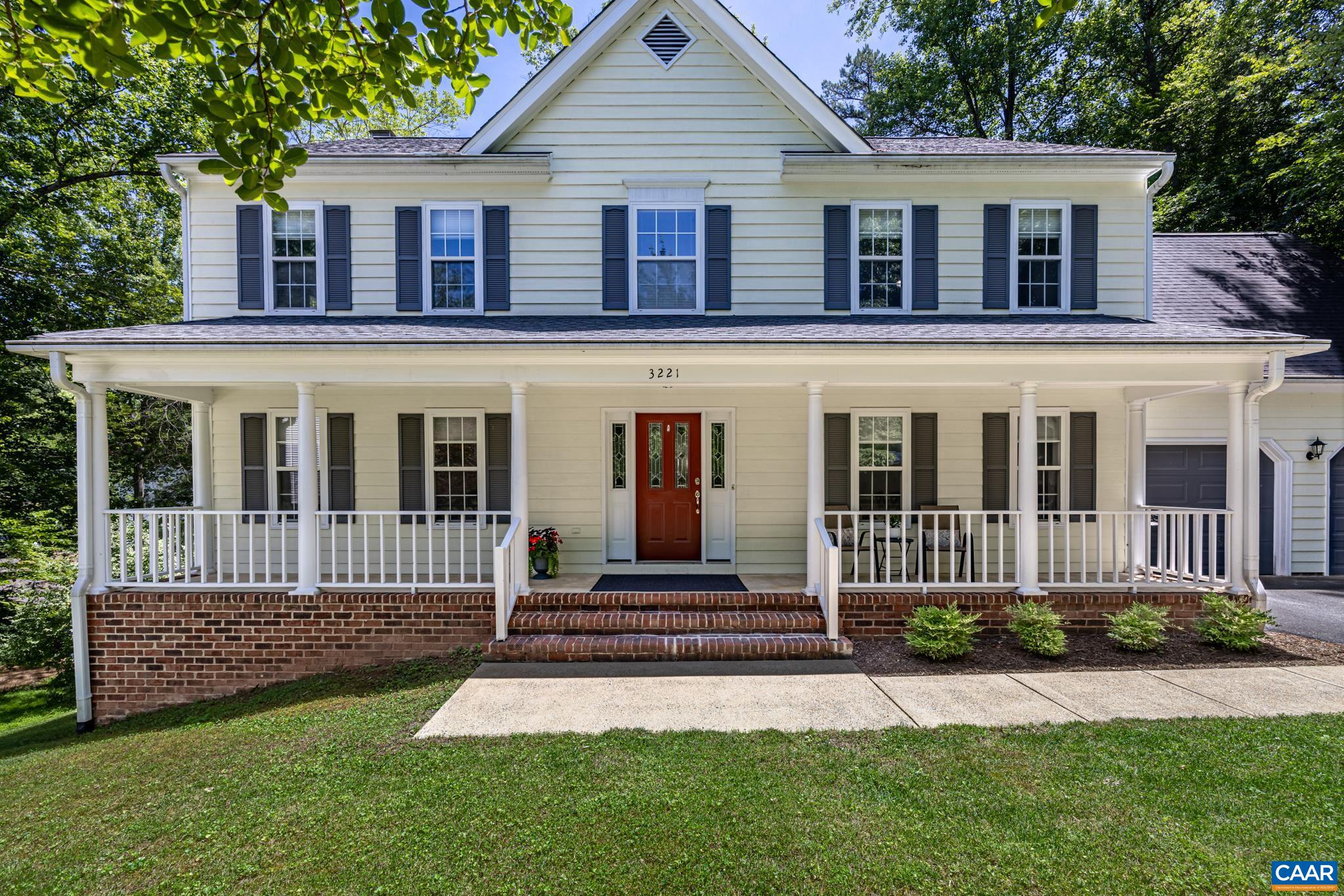3221 Poplar Ridge Road Charlottesville, VA 22911 - Photo 1 of 72 a front view of a house with a yard