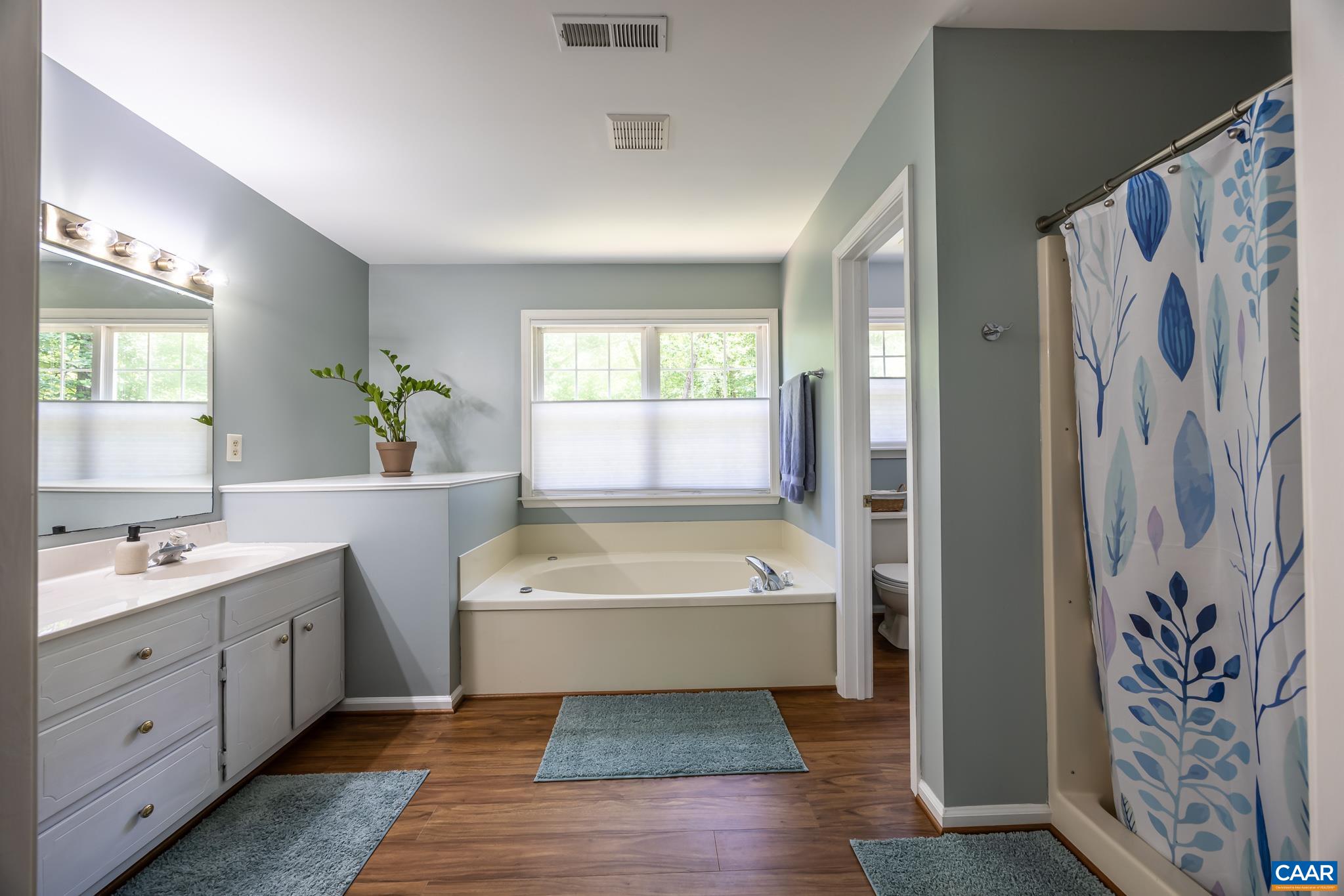 3221 Poplar Ridge Road Charlottesville, VA 22911 - Photo 27 of 72 a spacious bathroom with a bathtub a sink and a window